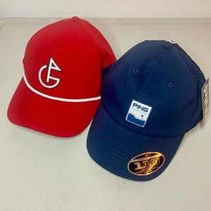 Ping golf hat with bonus hat